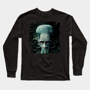 HR Giger - Squidward Long Sleeve T-Shirt